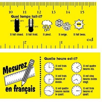 Image showing  French Vocabulary Learning Bookmarks