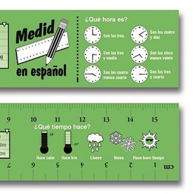 Image showing  Spanish Vocabulary Learning Bookmarks