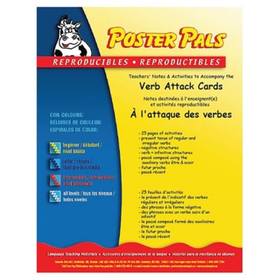 Image showing  French Educational & Language Teaching Verb Vocabulary Card Phrase Posters