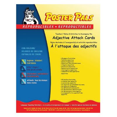 Poster Pals French Educational & Language Teaching Adjective Vocabulary Card Phrase Posters