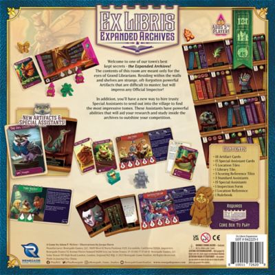 Image showing  Ex Libris: Expanded Archives Expansion - Strategy Board Game