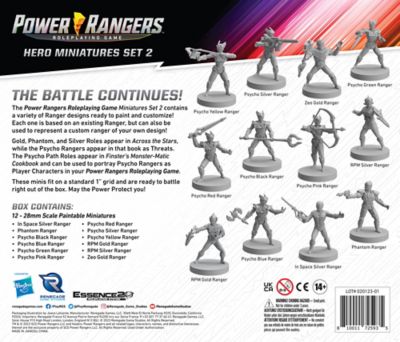 Image showing  Power Rangers Roleplaying Game Hero Miniatures Set 2