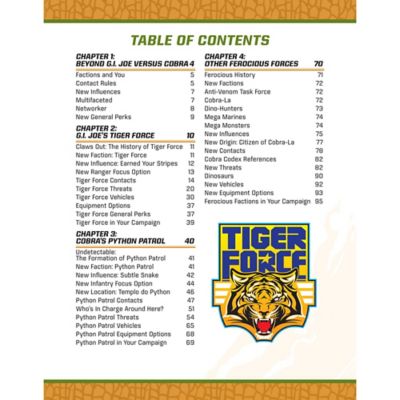 Image showing  G.I. JOE Roleplaying Game Ferocious Fighters Sourcebook