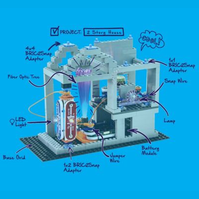 Image showing  BRIC: Structures - Brick & Electronics Exploration Kit