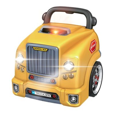 The Bubble Factory Ltd Motor Car Engine Workshop - Yellow School Bus