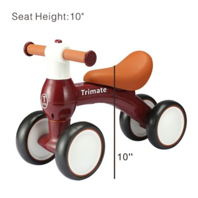 Image showing  Baby Walker Balance Bike - Perfect Ride-On Toy, Red