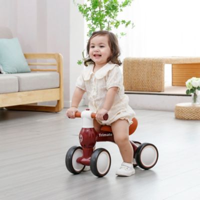 Image showing 5 th Trimate Baby Walker Balance Bike - Perfect Ride-On Toy, Red