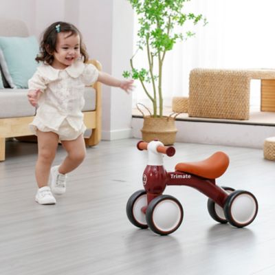 Image showing 6 th Trimate Baby Walker Balance Bike - Perfect Ride-On Toy, Red