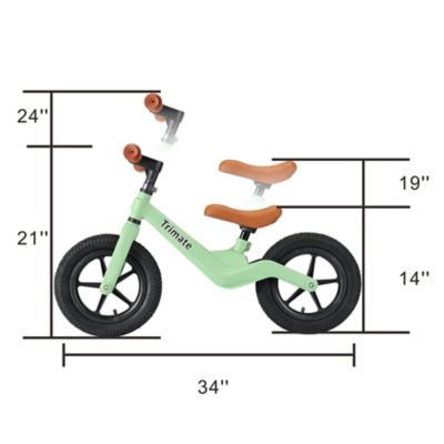 Image showing  Toddler Balance Bike - No Pedal Sport Bike, Green