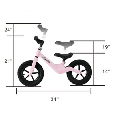 Image showing  Toddler Balance Bike - No Pedal Sport Bike, Pink