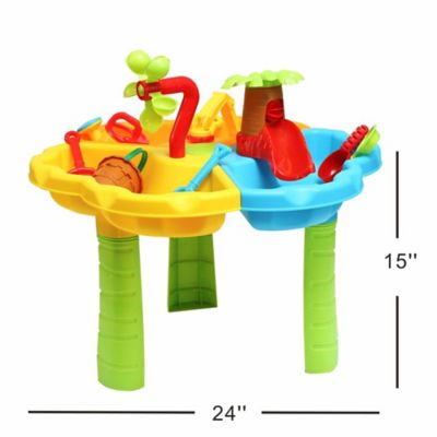 Image showing  Toddler Sensory Sand and Water Table with Chair