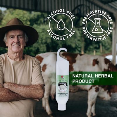 Image showing  Livestock Udder Cream with Pure CAI-PAN Japanese Peppermint Oil and Blend of Herbs, 13.5 fl. oz.