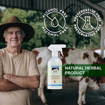 Image showing  Livestock Udder Spray with Pure CAI-PAN Japanese Peppermint Oil and Blend of Herbs, 16.9 oz.