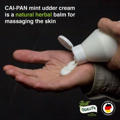 Image showing  Livestock Udder Cream with Pure CAI-PAN Japanese Peppermint Oil and Blend of Herbs, 88 fl. oz.