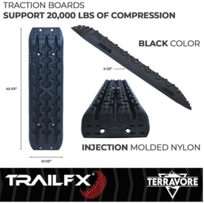 Image showing  Terravore Traction Boards, Black, 2-Pack