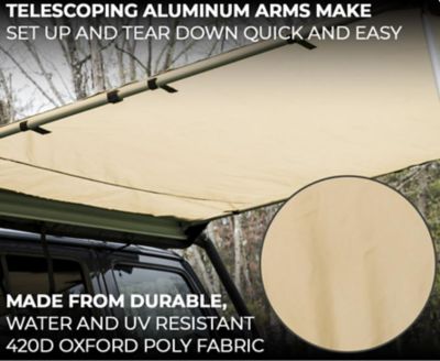 Image showing  Terravore Roof Rack Mounted Awning, 6.5 x 8.2 ft., AWN002