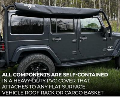 Image showing 6 th TrailFX Terravore Roof Rack Mounted Awning, 6.5 x 8.2 ft., AWN002
