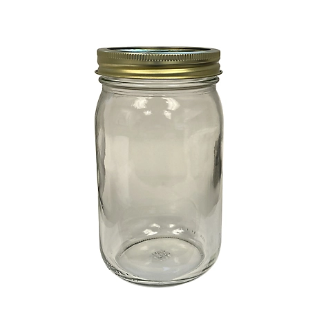 Anchor Hocking 1 qt. Wide Mouth Home Canning Jar Bundle, 12 Jar Tray