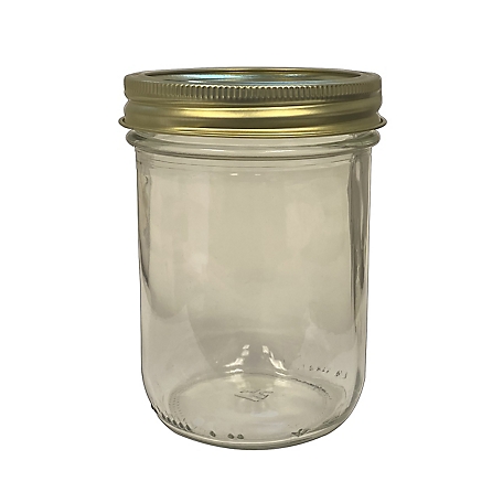 Anchor Hocking 1 pt. Wide Mouth Home Canning Jar Bundle, 12 Jar Tray