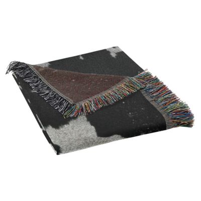 Image showing  Yellowstone Cowhide Woven Tapestry Throw