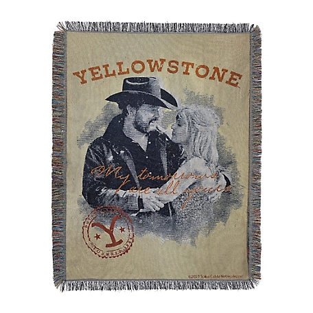 Northwest Yellowstone Rip And Beth Tapestry Throw
