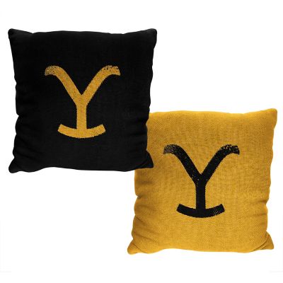 Northwest Yellowstone Y Logo Double Sided Jacquard Pillow