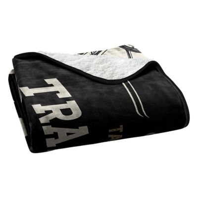 Image showing  Yellowstone Train Station Silk Touch Sherpa Throw