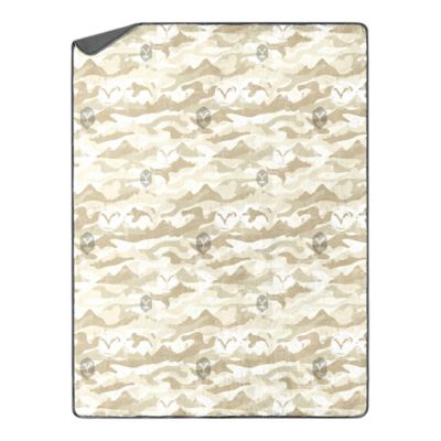 Northwest Yellowstone Camo Silk Touch Sherpa Throw