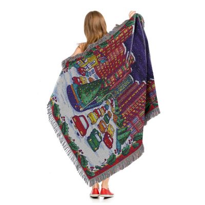 Image showing  Holiday City Holiday Tapestry Throw