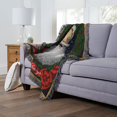 Image showing  Howdy Santa Holiday Tapestry Throw