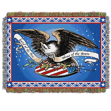 Northwest Memorial Day Holiday Tapestry Throw
