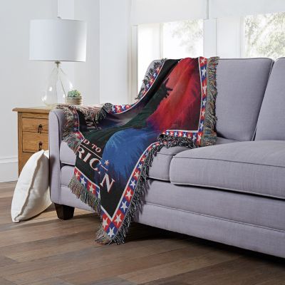 Image showing  July Fourth Holiday Tapestry Throw