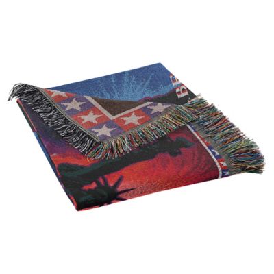 Image showing  July Fourth Holiday Tapestry Throw