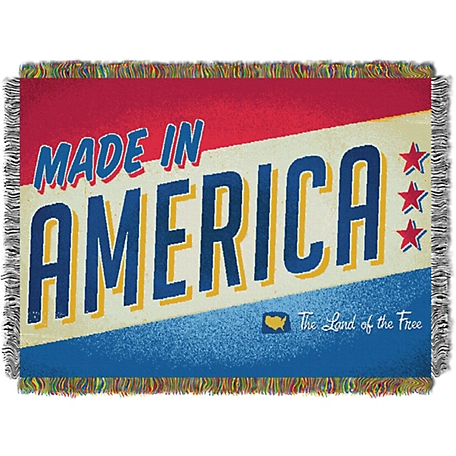 Northwest License Plate Holiday Tapestry Throw