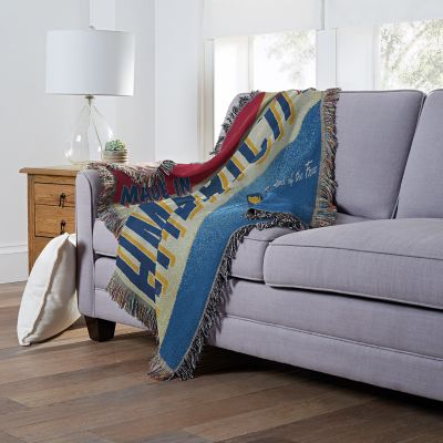 Image showing  License Plate Holiday Tapestry Throw