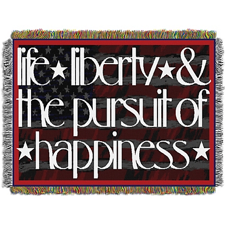 Northwest Life Liberty Holiday Tapestry Throw