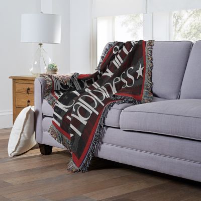 Image showing  Life Liberty Holiday Tapestry Throw
