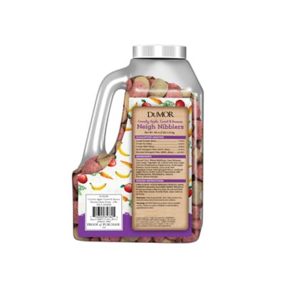 Image showing  Neigh Nibblers Crunchy Carrot, Apple and Banana Horse Treats, 3 lb. Container