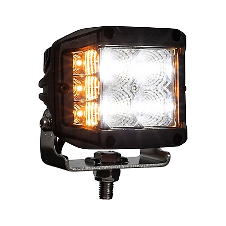Buyers Products Wide LED Flood Light with Strobe - Square Lens