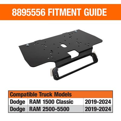 Image showing  Fleet Series Drill-Free Light Bar Cab Mount for RAM 1500 Classic Body Style, 2500-5500 (2019+)