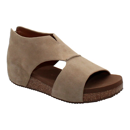 Volatile Gainsbourg Suede Sandal with Cutouts