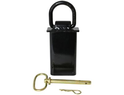 Image showing  Black Forged Stake Pocket D-Ring, 1/2 in., 4 pc.