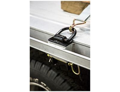 Image showing 5 th Buyers Products Black Forged Stake Pocket D-Ring, 1/2 in., 4 pc.