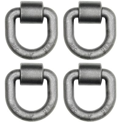 Buyers Products Domestically Forged D-Ring with Weld-On Mounting Bracket-4 pc.