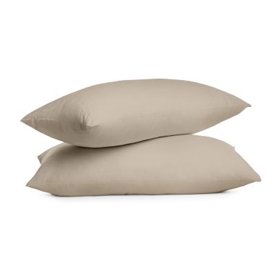 True Classics Microfiber 2 pc. Pillow Case, King, Tan