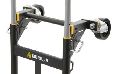 Image showing  800 lb. Capacity 4-Wheel Convertible Steel Hand Truck