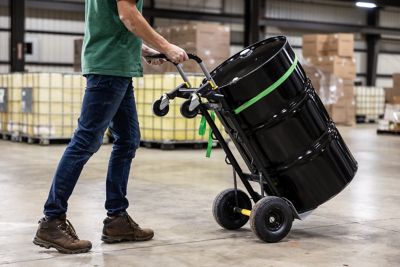 Image showing 8 th Gorilla 800 lb. Capacity 4-Wheel Convertible Steel Hand Truck