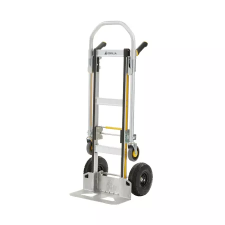 Gorilla 1 000 lb Capacity 4-Wheel Convertible All-Aluminum Hand Truck Hand Trucks