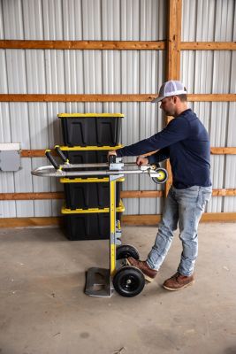 Image showing 8 th Gorilla 1,000 lb. Capacity 4-Wheel Convertible All-Aluminum Hand Truck