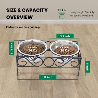 Image showing  Elevated Wired Pet Double Diner